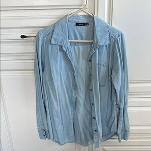 Apt. 9 Light Denim Button Shirt